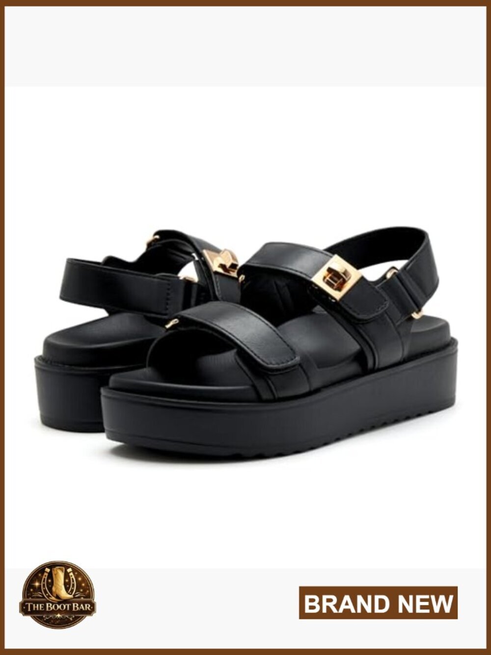 Women's Flat Sandals with Cushioned Footbed Open Toe Slide - Picture 3 of 7